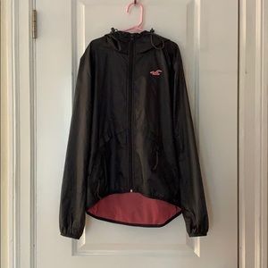 Grey Hollister windbreaker